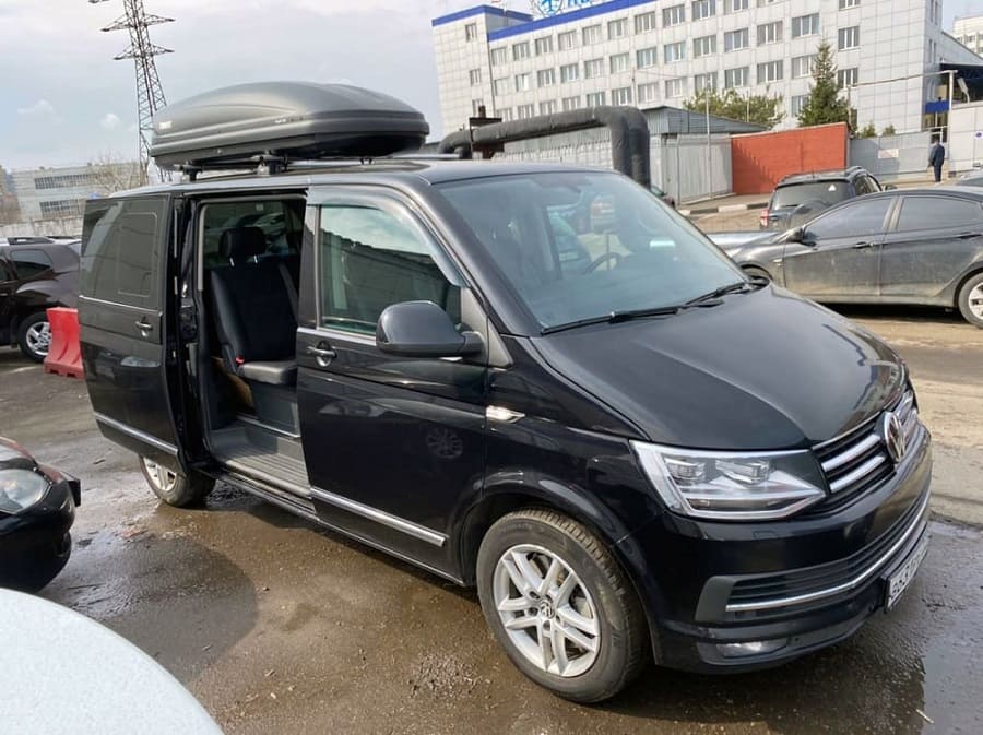 Установка бокса THULE на крышу